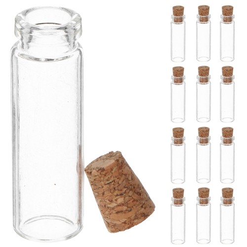 100 Pcs Mini Glass Bottle Drift Wishing Drifting Bottles with Lids - Picture 6 of 12