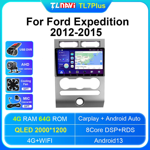9 Zoll Android 13 Autoradio Carplay Radio für Ford Expedition 3 U3242 U3542 12-2015 - Bild 47 von 48