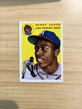 1994 Topps Archives The Ultimate 1954 Series Henry Hank Aaron #128 Reprint