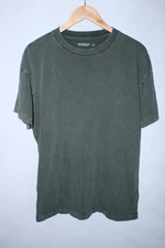 Abercrombie & Fitch Men's Large Green Crew Neck Soft A&F Essentials Tee