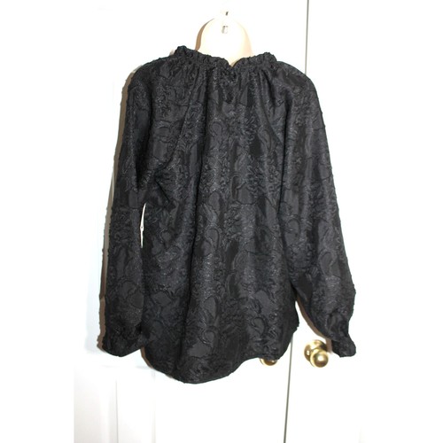 Spartina 449 Bluse Josette Jacquard schwarz Gr. M NEU - Bild 3 von 5