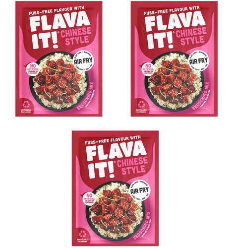 3Pk Flava It! Chinese Seasonin Mix For Air Fryers, Slow Cooking,Marinading, BBQs - Picture 4 of 7