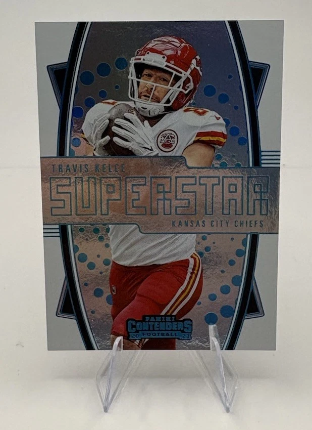 2023 Panini Contenders Superstar Travis Kelce #6 Chiefs Case Hit!