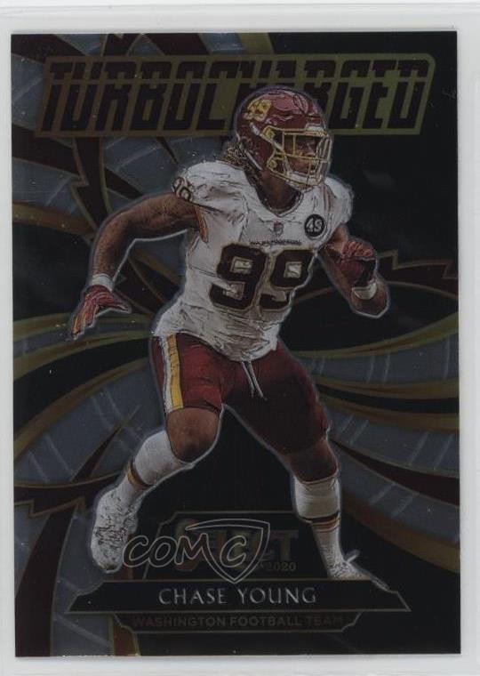 2020 Panini Select Turbocharged Chase Young #T22 Rookie RC 09wc