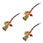 3 Pack Glöckchen Schlüsselanhänger Hängende Glockendekoration