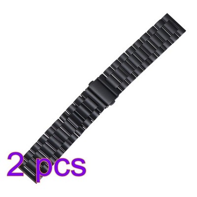  2 Stück 22 mm breites Metallarmband, Smartwatch-Armband für Gear S3 Watch