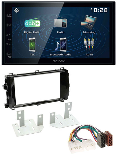 Kenwood 2DIN Bluetooth MP3 USB DAB Autoradio für Toyota Auris (ab 2013) - Bild 1 von 7