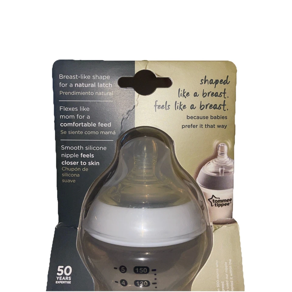 Tommee Tippee Natural Start Anti-Colic BPA Free Baby Bottle, 5oz, Newborn 0+ - Image 4 of 4