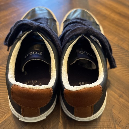 POLO RALPH LAUREN Jungen 3-Sayer Spitze Freizeit Sneaker Farbe Navy Blau - Bild 3 von 6