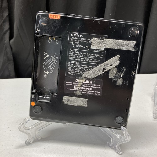 Reproductor de CD Sony Discman D-25 PARA REPUESTOS O REPARACIÓN/SE VENDE COMO ESTÁ - Imagen 2 de 10