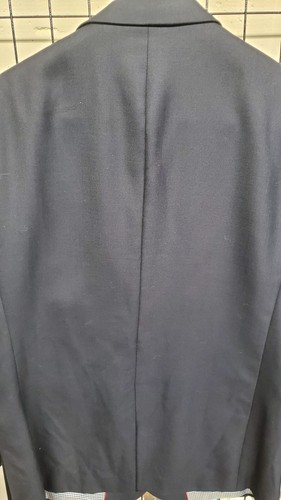 Stafford Herren Classic Fit 100% Wolle Blazer Sport Mantel 44R Navy Goldknöpfe NEU - Bild 6 von 6