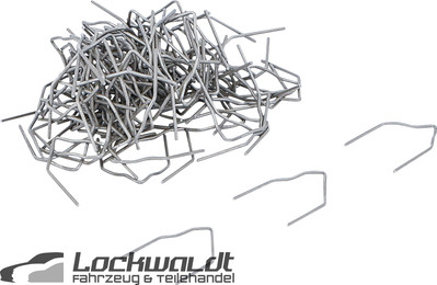 BGS Reparaturklammern Satz Kunststoffreparatur für Innenecken 0,8 mm 100-tlg.