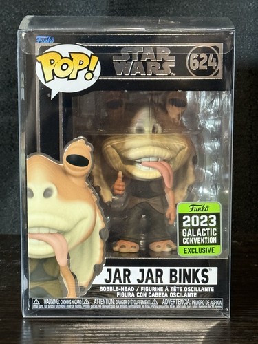 Funko Pop! Jar Jar Binks Star Wars 2023 Galactic Convention Exclusive Figure 624 - Picture 1 of 4