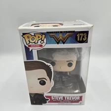 Funko Pop! DC Heroes Wonder Woman #173 Steve Trevor Vinyl Figure Toy DAMAGED BOX