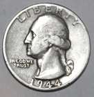 1944-D Washington Silver Quarter - Fine/Very Fine - #1254EA
