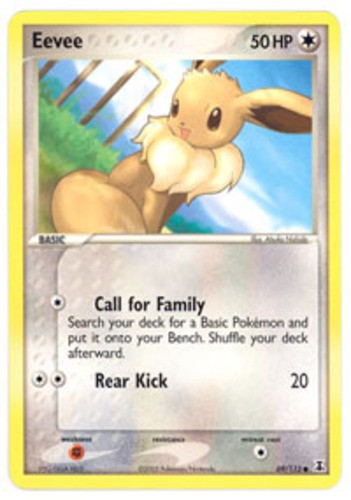 Eevee - 69/113 - Common NM, English Pokemon EX Delta Species