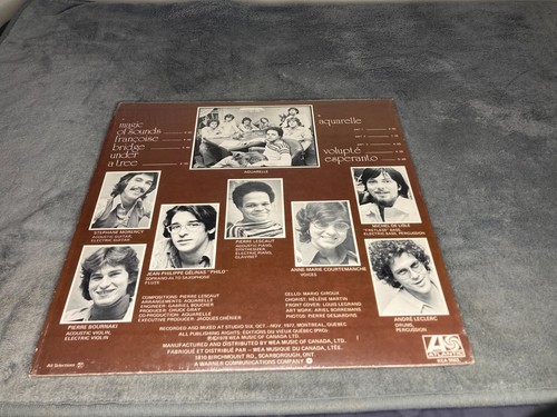 Aquarelle - Sous Un Arbre - 1978 Atlantic LP Canada/ In open shrink/ KCA 9503 - Imagen 2 de 4