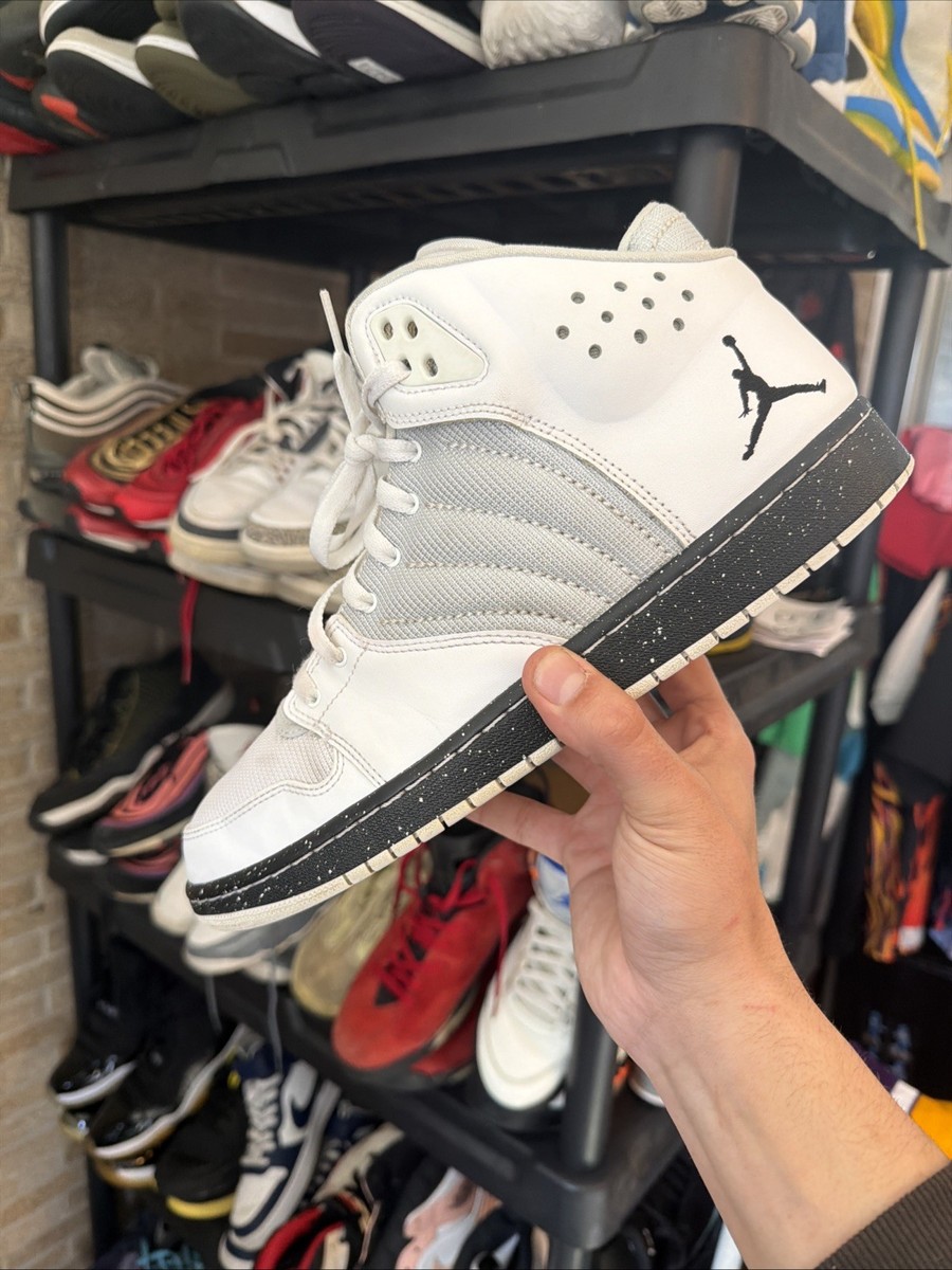 Size 12 - Jordan 1 Flight 4 Premium White -Black 23 , 838818-100