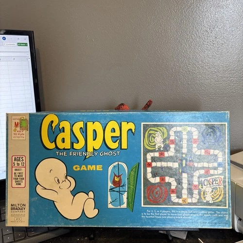 Vintage 1959 Casper The Friendly Ghost Game by Milton Bradley Very Nice #4018