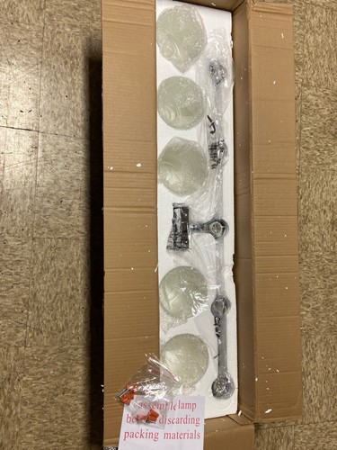 Z-Lite Bryant 734-5V-CH 5-Light Bathroom Vanity Light with Clear Glass - Chrome - Picture 3 of 3