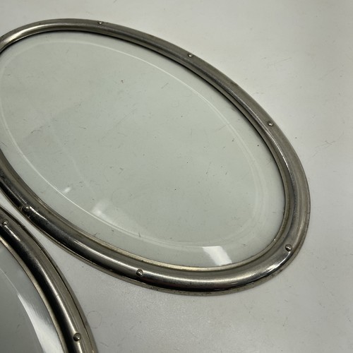 Early Vintage Nickel And Beveled Glass Windows k3 - Bild 4 von 15