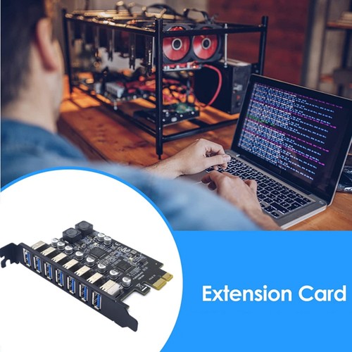 USB 3.2 PCI Express Adapter PCI E auf 7 Ports USB3 Gen1 Erweiterungsadapter6825 - Afbeelding 4 van 6