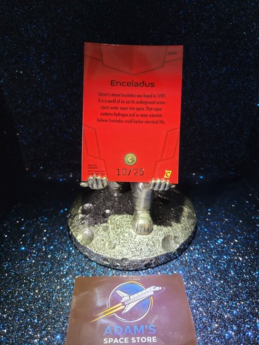 Cardsmiths-Space Trading Card-Gem Refractor- Ruby- Enceladus #44 - Picture 2 of 4