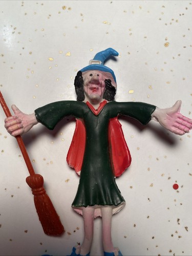 Vintage Biegespielzeug Hexe Hexe Halloween Biegefigur Spielzeug - Bild 2 von 7