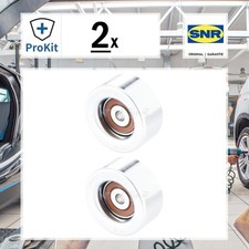 2x ORIGINAL® Snr Umlenk-/Führungsrolle, Keilrippenriemen für Toyota LAND