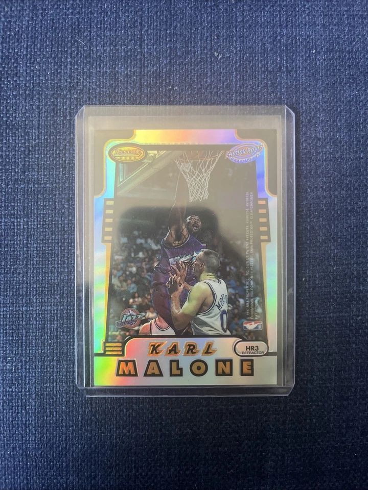 1996-97 Bowman's Best Honor Roll Refractor #HR3 Patrick Ewing Karl Malone - Image 2 of 2