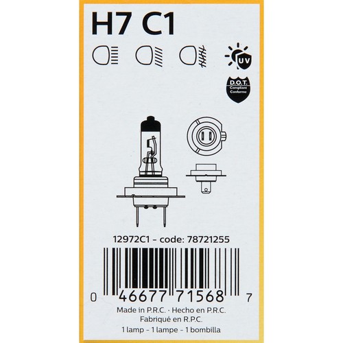 H7C1 Philips Headlight Bulb Lamp Driver or Passenger Side for MB Mercedes VW - Picture 7 of 9