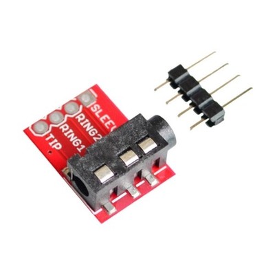 3.5mm Jacks Breakouts Module for Audios Video Connection Microcontroller Project