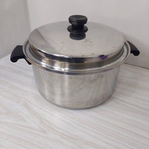 Emdeko Dutch Oven Pan Dome Lid 10.75" 3 Ply 18-8 Stainless Steel USA Made - Picture 6 of 13