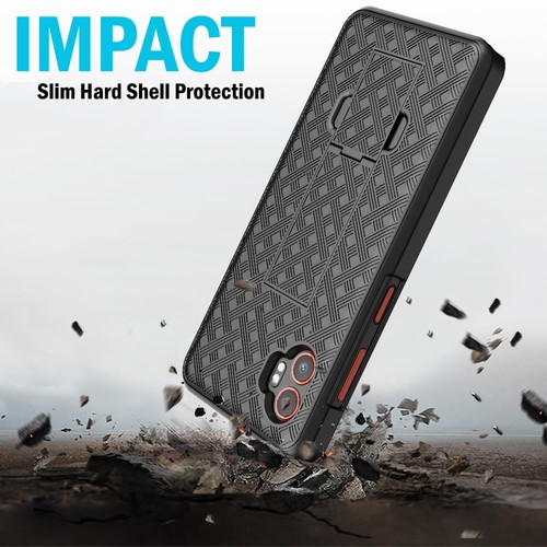 Hülle mit Clip für Galaxy XCover 7 Pro, Slim Hartschale Handyhülle mit Kick... - Bild 5 von 9