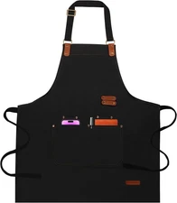 Adjustable Bib Apron Water Oil Resistant Chef Aprons Utopia Kitchen