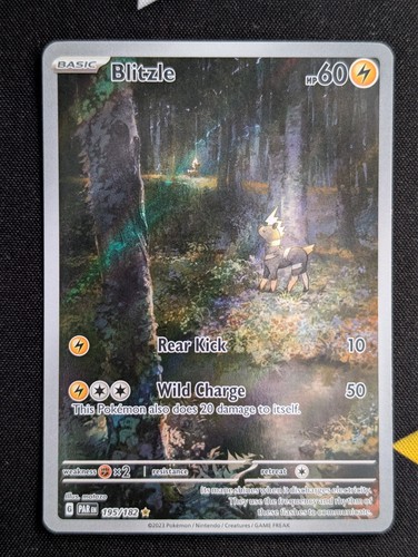 Blitzle 195/182 - Illustration Rare - Paradox Rift Pokemon TCG NM