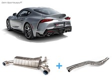 Akrapovic Titan Sportauspuff-Komplettanlage Toyota GR Supra Typ A90