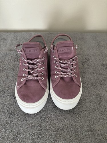 Vans Shoes Womens US 7 Maroon Era Canvas Authentic Classic Sneakers Casual - Picture 1 of 5