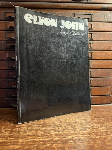 Vintage Elton John Super Deluxe Songbook 1977 Dick James Music Trade Paperback