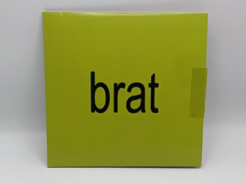 Charli XCX Brat LP clear grey marble vinyl record 12" album 2024 - Picture 1 of 12