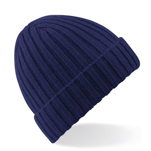 Cappelli berretto Beechfield uomo donna grossi a costine lavorati a maglia | berretti invernali in lana calda - Foto 6 di 12