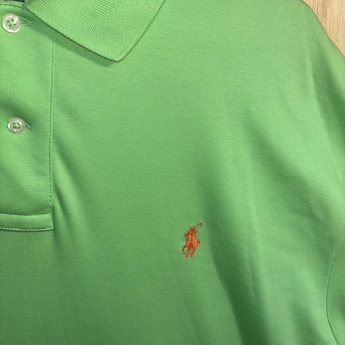 Polo Ralph Lauren Men’s XL Classic Fit Neon Green Short Sleeve Shirt Small Pony - Picture 6 of 13