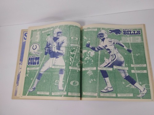 Lot 2 Vtg 1981 & 1982 Topps NFL Sticker Book Phil Simms Jaworski Manning C8B - Picture 12 of 12