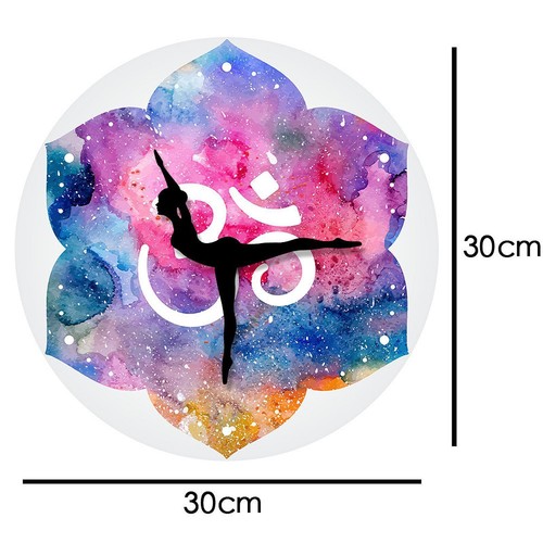 Ballet Girl Wall Clock Modern Clock Dancer for Dining Room Office Dance Club - Picture 2 of 6