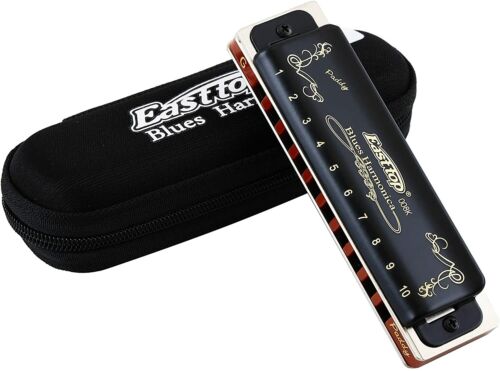 EASTTOP Diatonic Blues Harmonica key of Paddy A/C/G 10Hole Harp Mouth Organ Gift - Picture 13 of 13