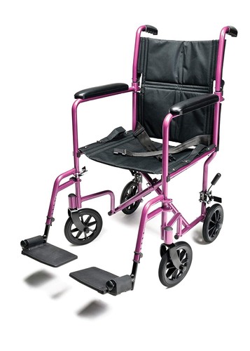 Everest & Jennings Lightweight Foldable Transport Wheelchair, 19" Seat - Picture 10 of 20