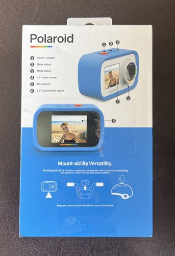 Polaroid iD922 Streaming Action Camera New in Box - Picture 2 of 6