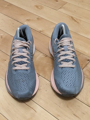 ASICS Gel Kayano 27 Women's Gray Peach Athletic Running Shoes Size 9 Sneakers  - Picture 2 of 5