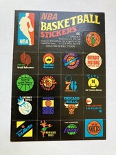 1971-72 Topps Trios Set-Break # 46 NBA Team QP/Logo Stickers EX-Nm