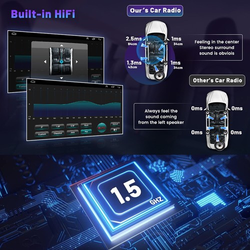 Android 13 Autoradio für Mercedes Benz Smart 451 2011-2015 GPS Navi WIFI EQ DAB - Bild 10 von 18